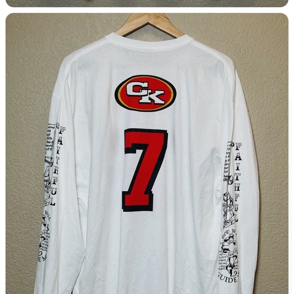 🐼NWOT San Francisco 49ers Faithful #7 White Graphic T- Shirt, Size 2XL - Picture 5 of 6
